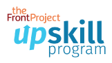 The Front Project Upskill Logo