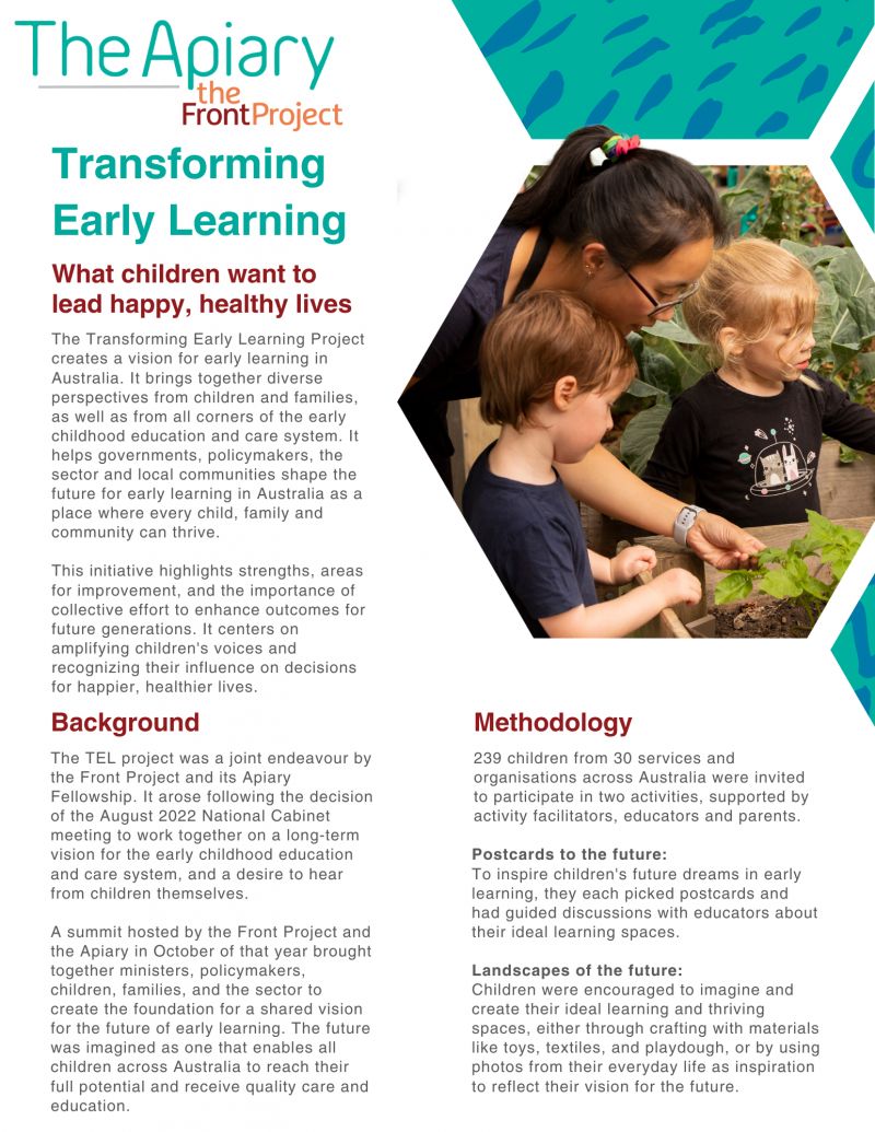 Transforming Early Learning